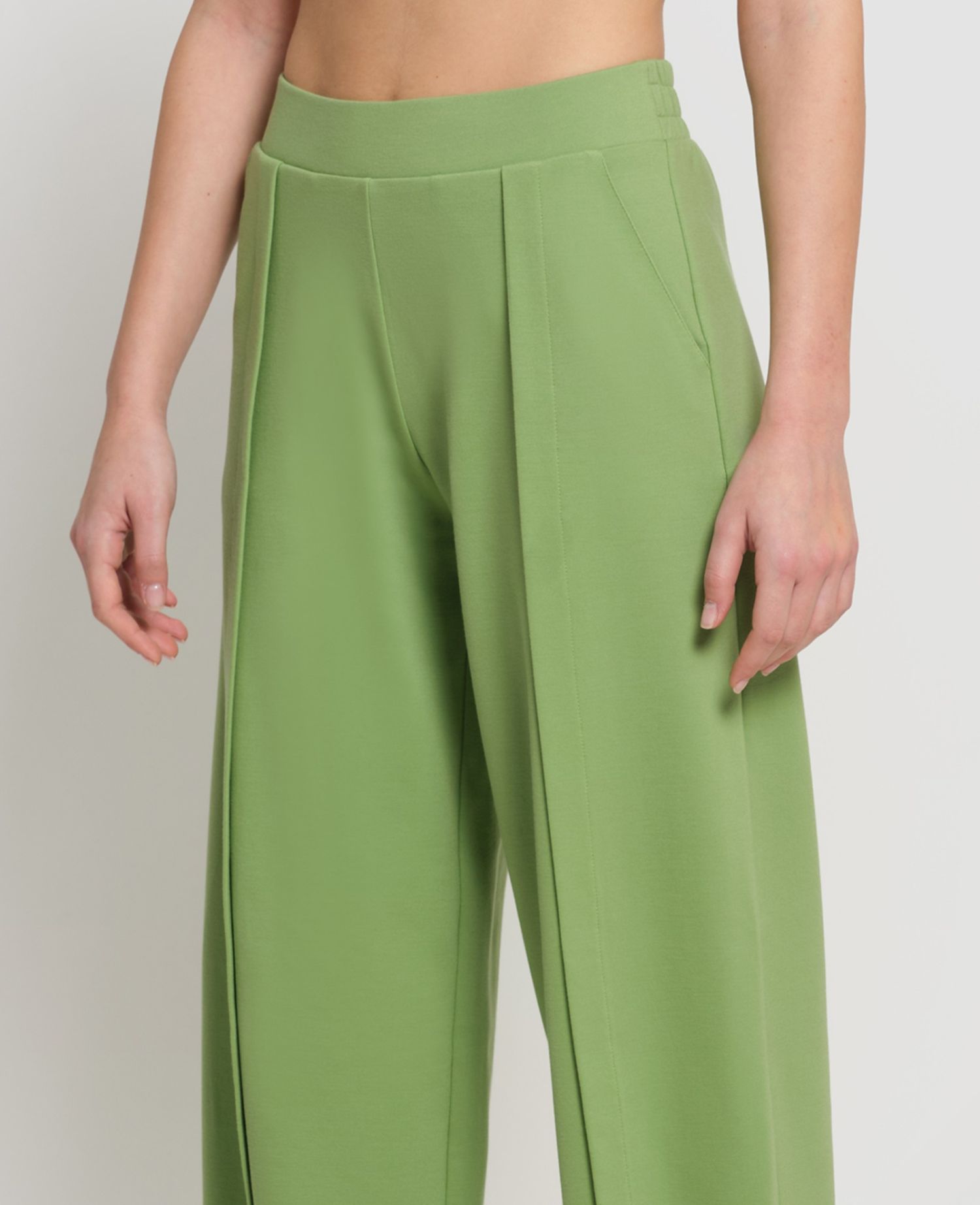 main product photo Baggy Casual Trousers Green