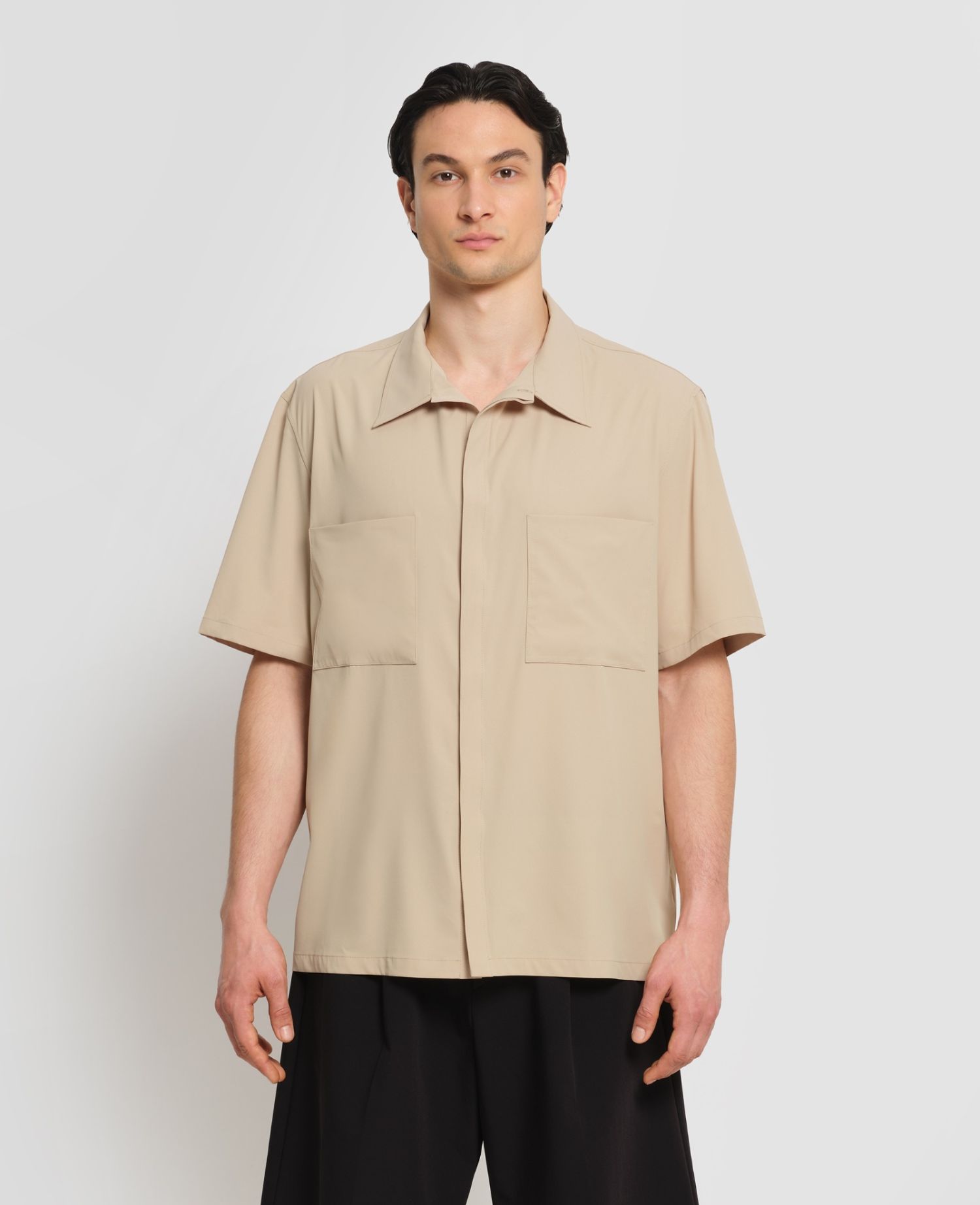 Lightweight Casual Shirt Beige
