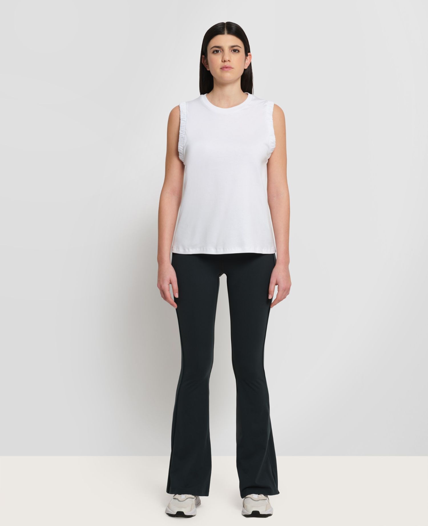 main product photo Interlock Tank Top White