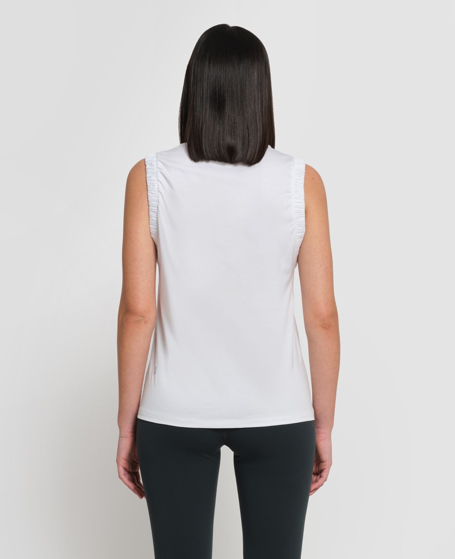 main product photo Interlock Tank Top White