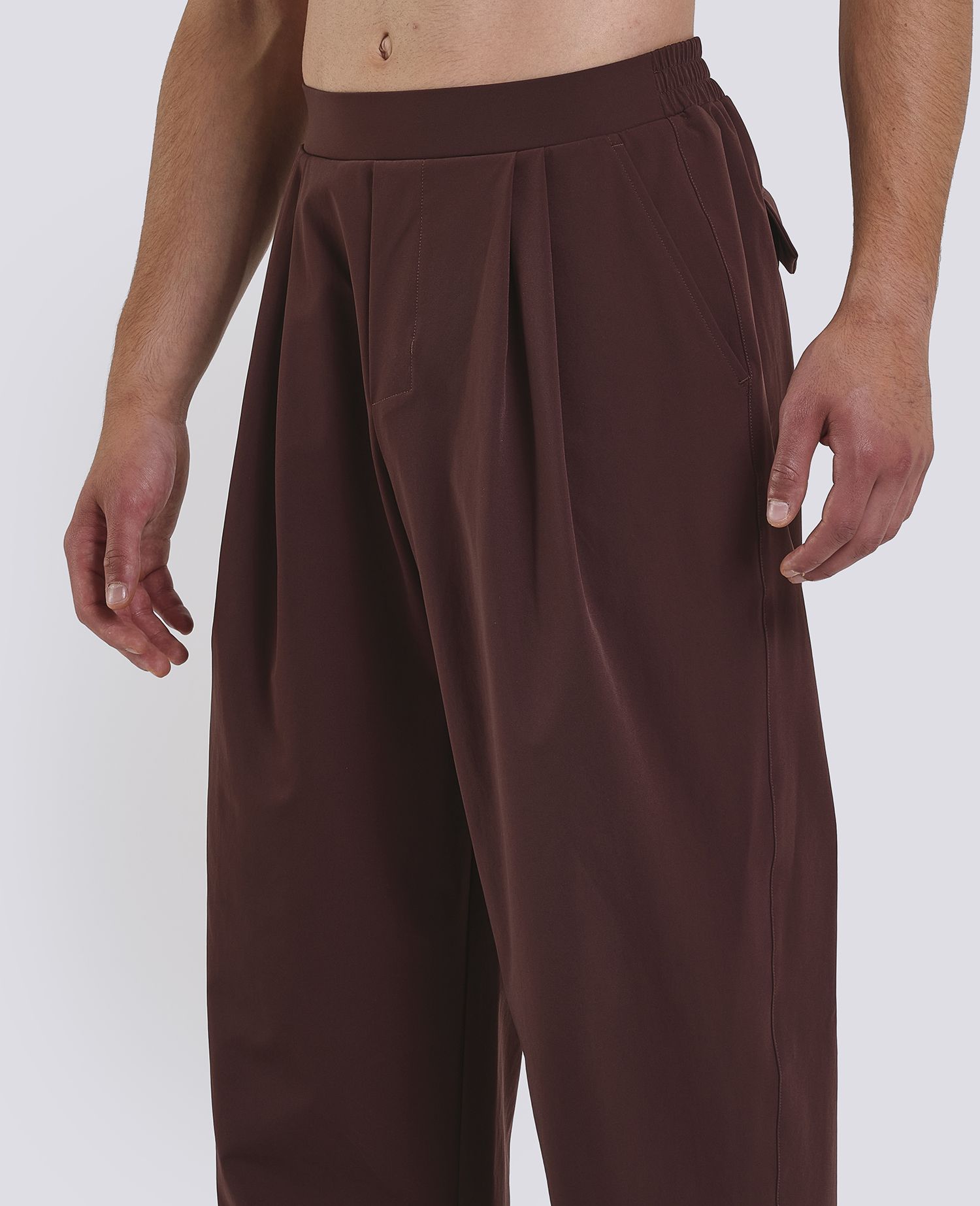 main product photo Baggy Trousers Brown