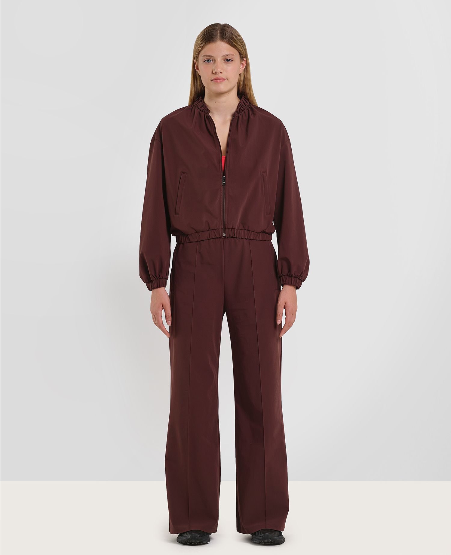 main product photo Wide-leg Joggers Brown
