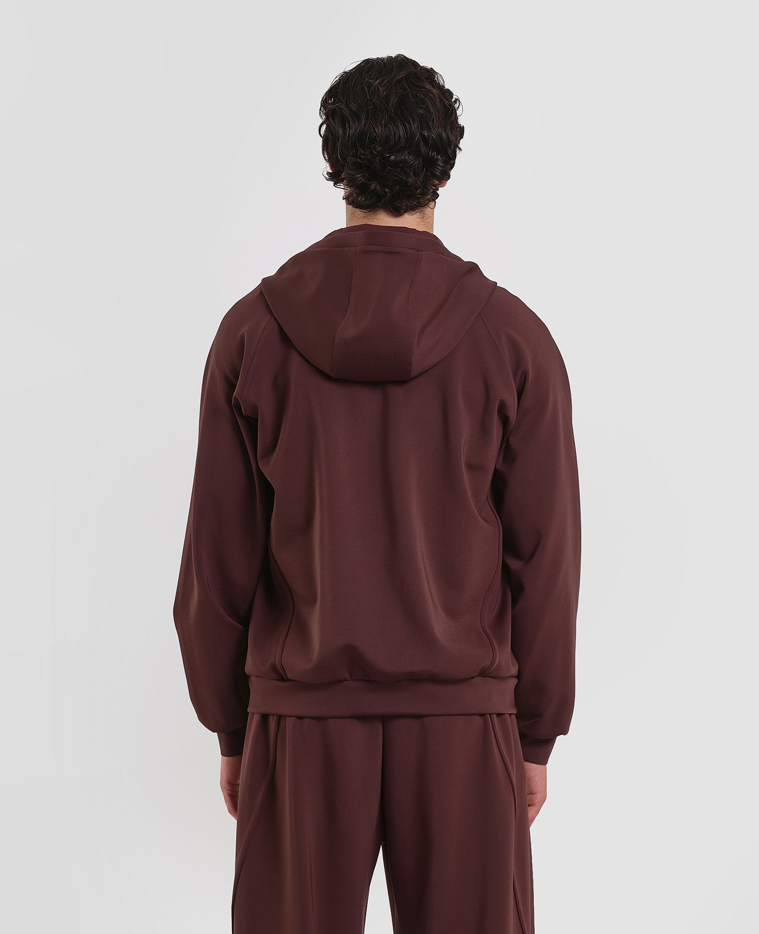 main product photo Studio Zip Hoodie Brown
