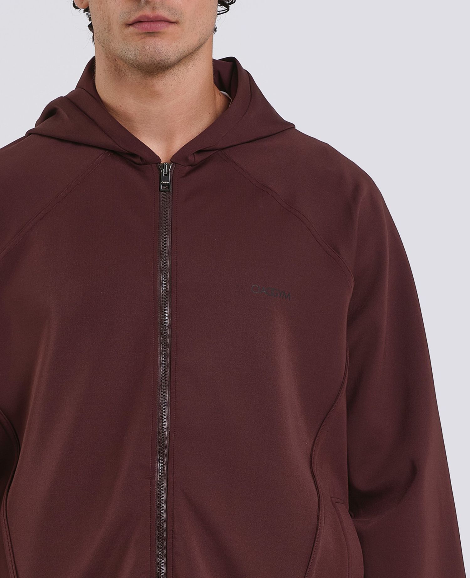 main product photo Studio Zip Hoodie Brown