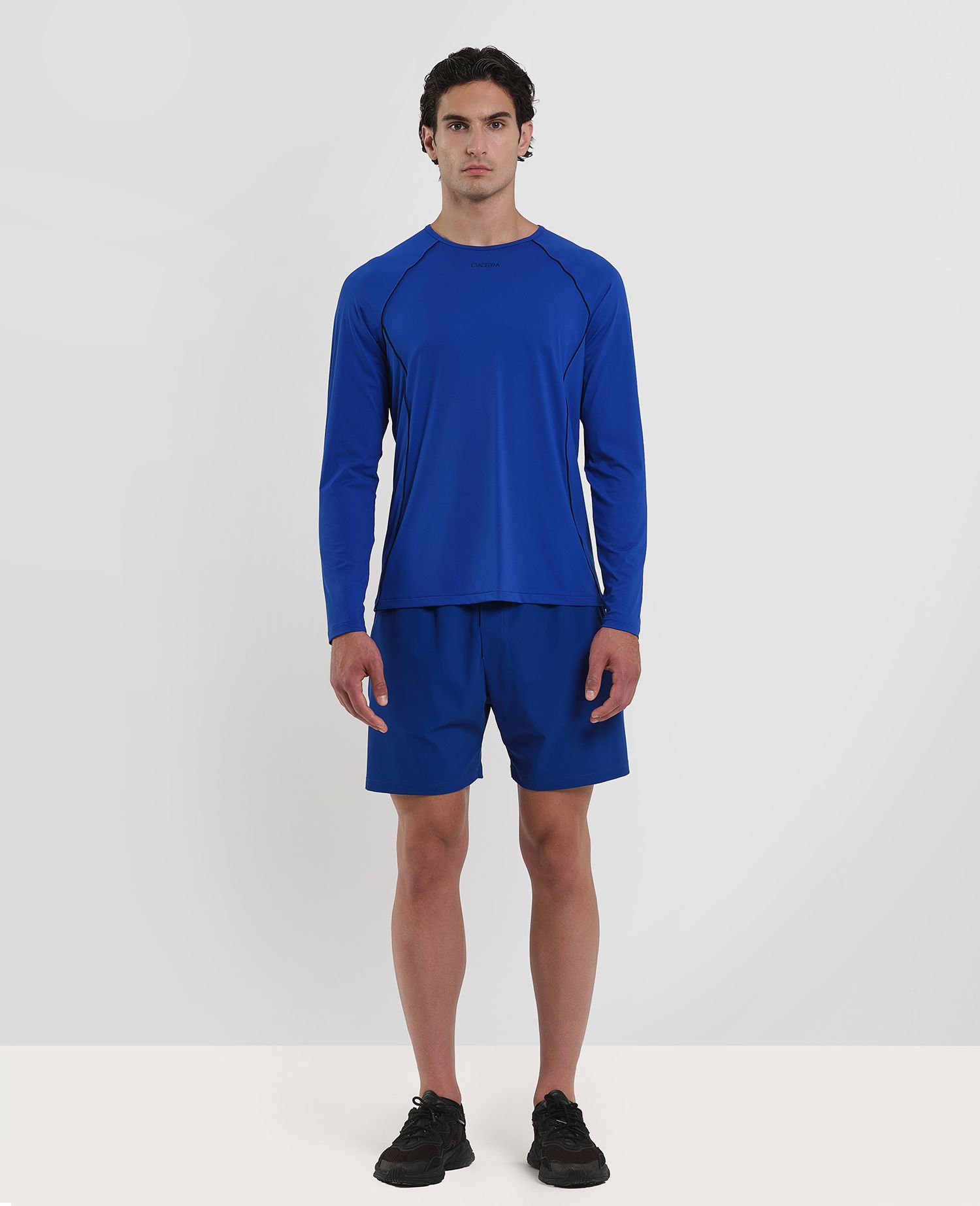 main product photo Outline Longsleeved T-shirt Blue