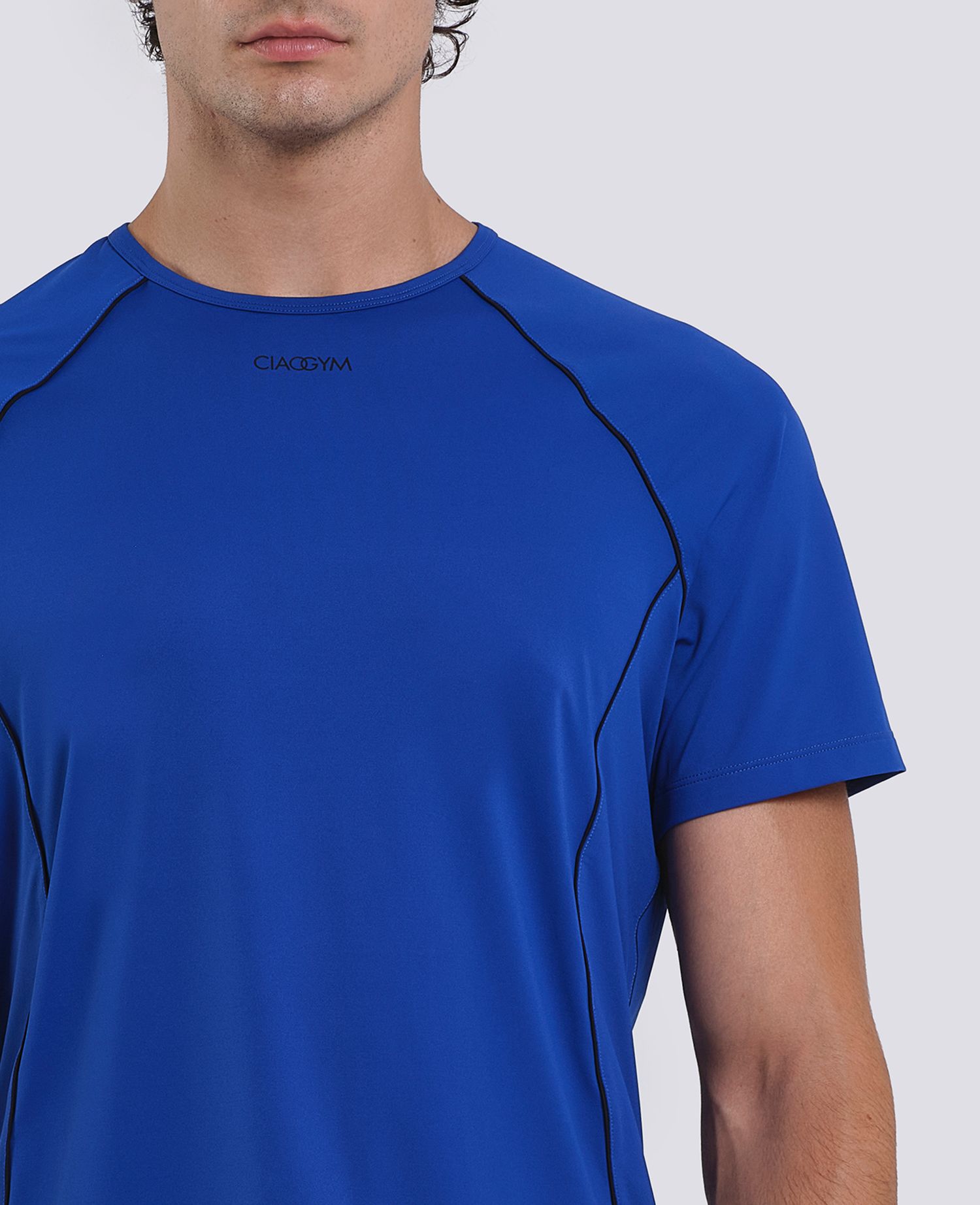 main product photo Outline Training T-shirt Blue