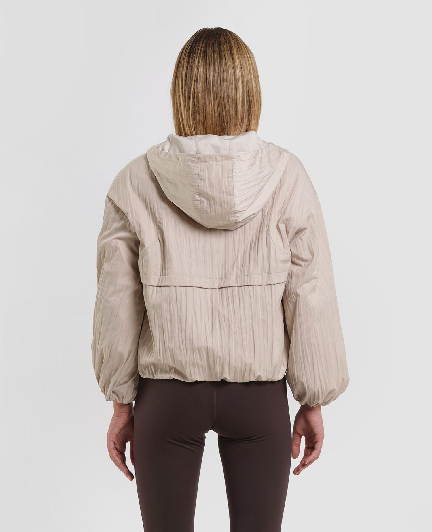 main product photo Ripple Hooded Jacket Beige