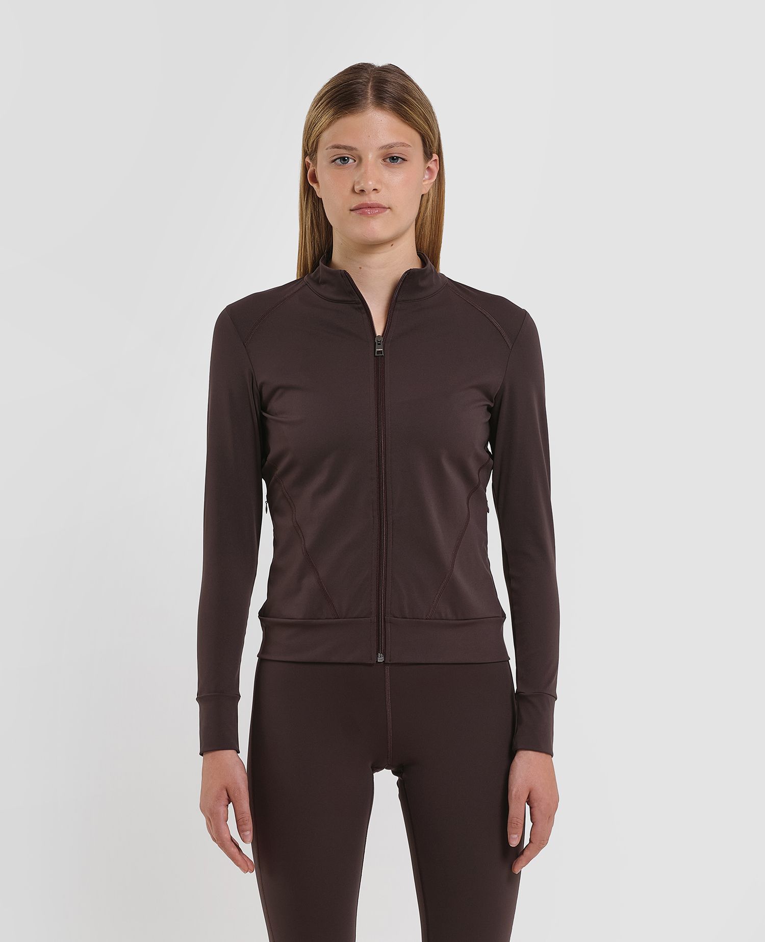 Signature Tight Sweatshirt Marrone