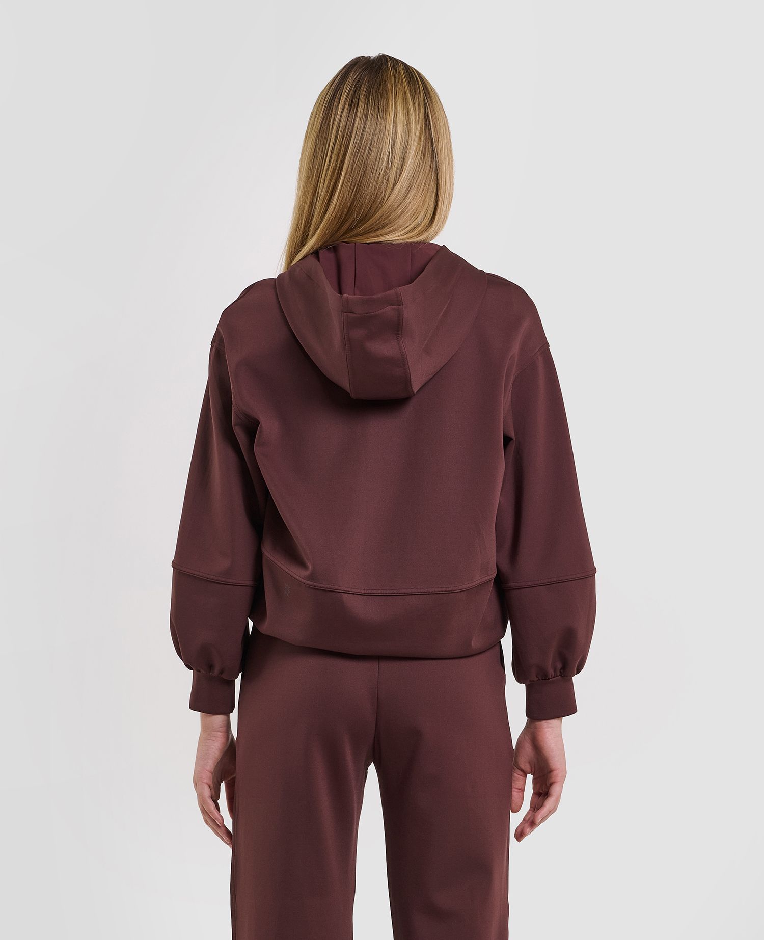 main product photo Studio Zip Hoodie Brown