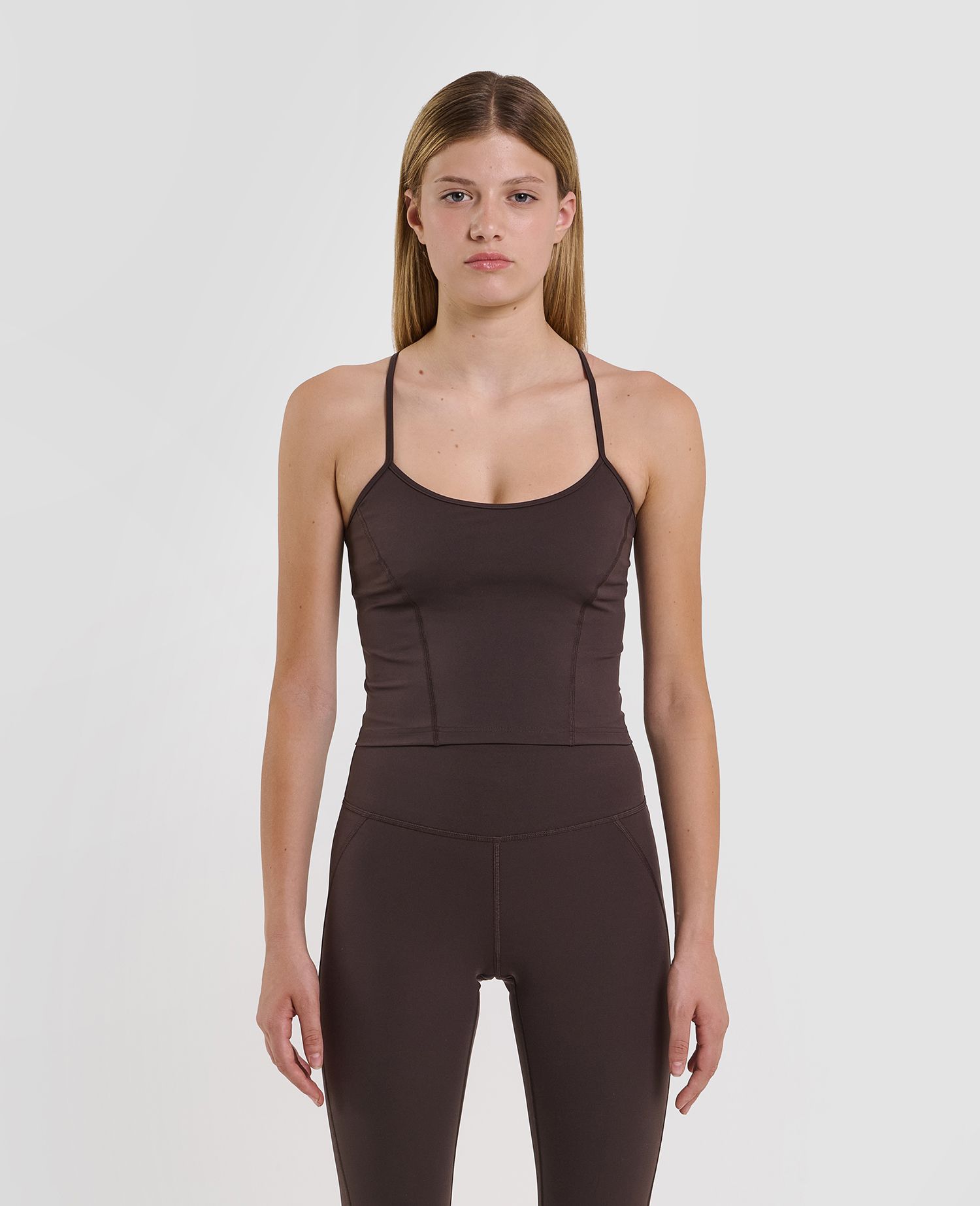 Signature Tank Top Marrone