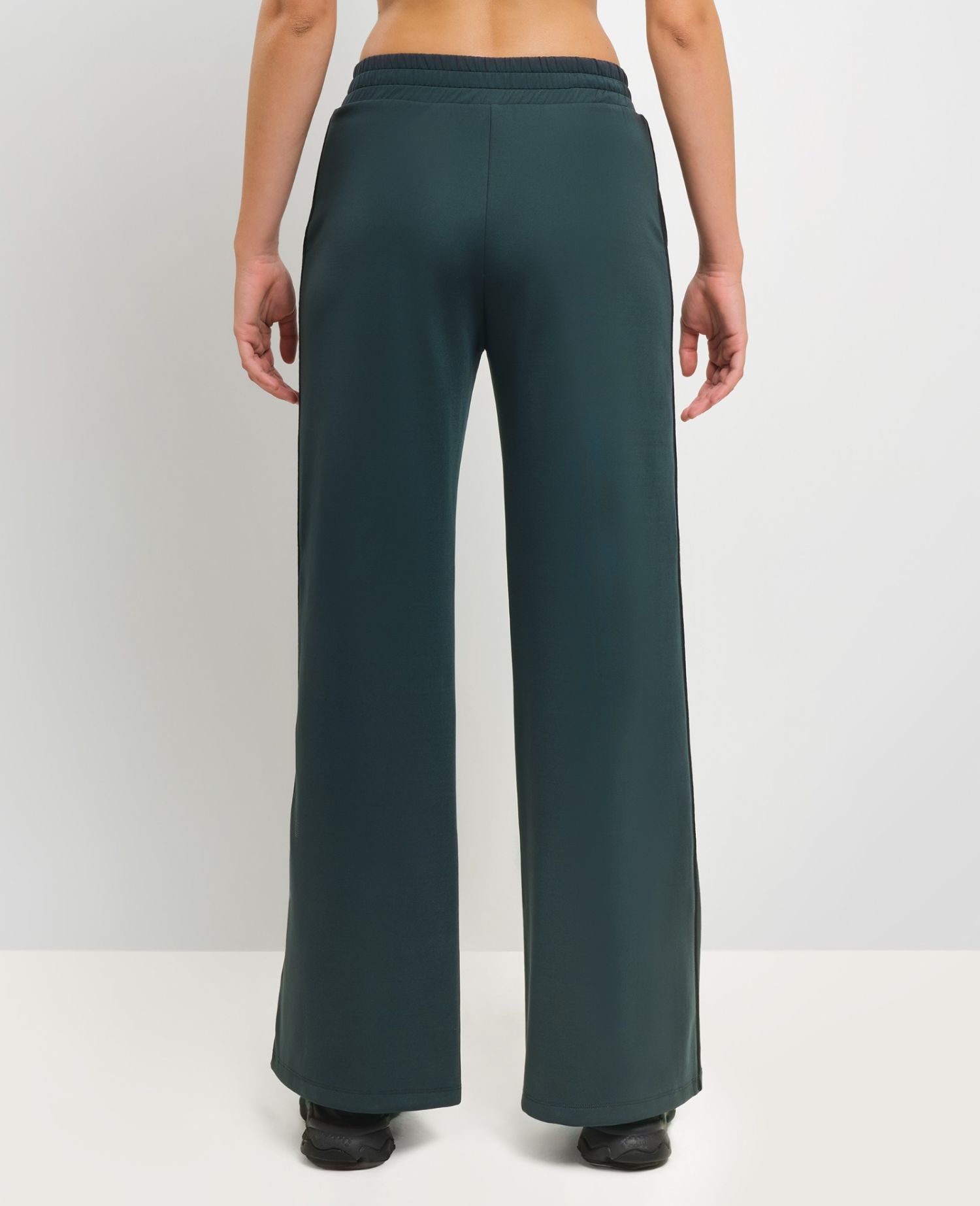 main product photo Piping Wide-leg Trousers Verde