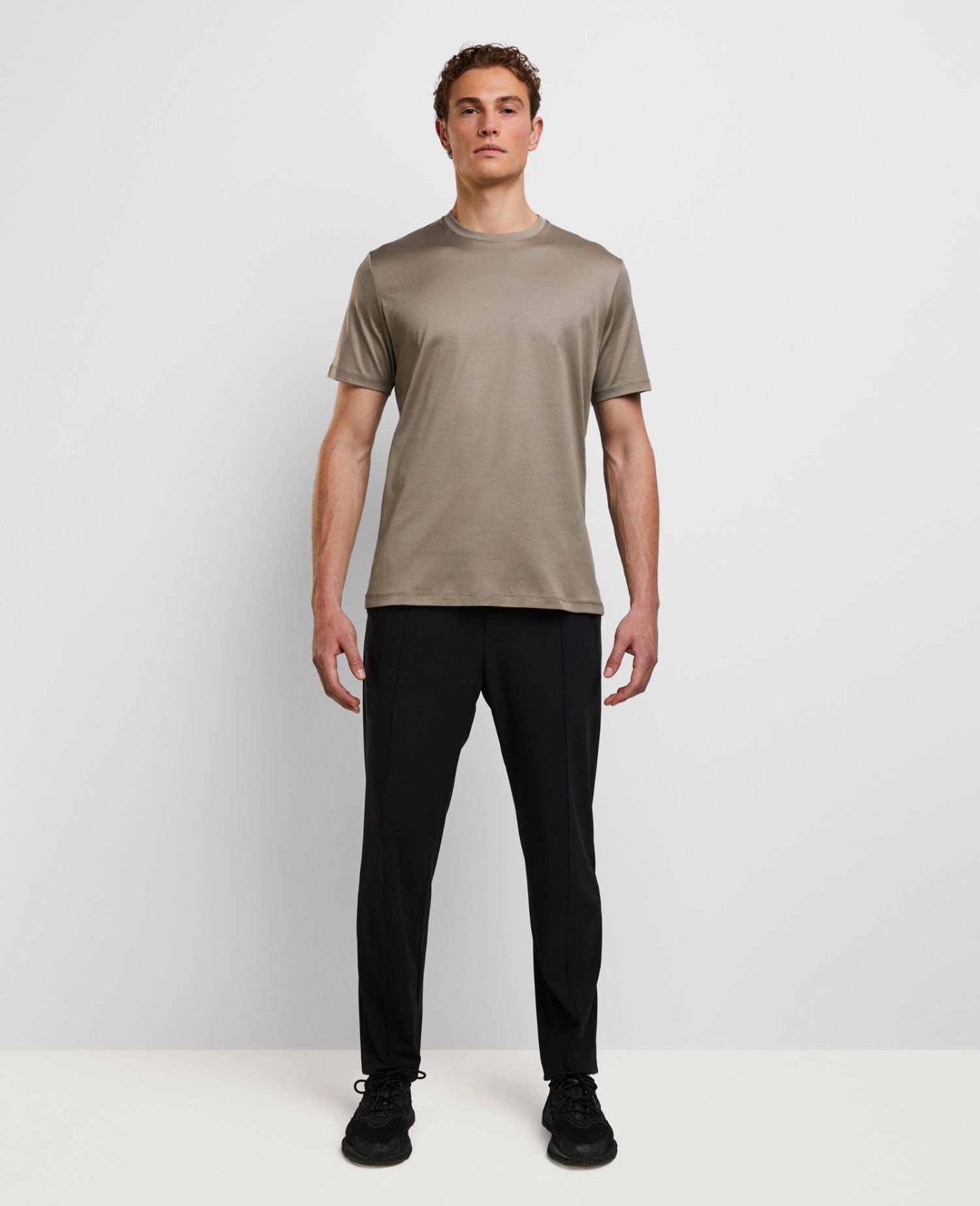 main product photo Essential Interlock T-Shirt Light Brown