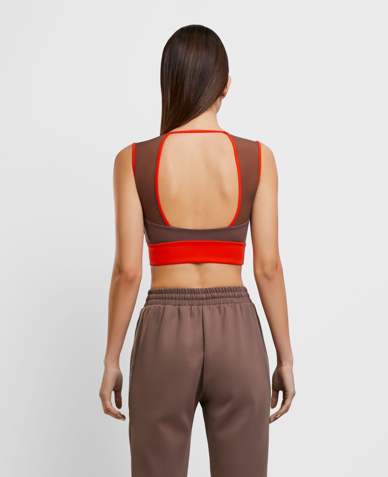 main product photo Daring Crop Top Light Brown