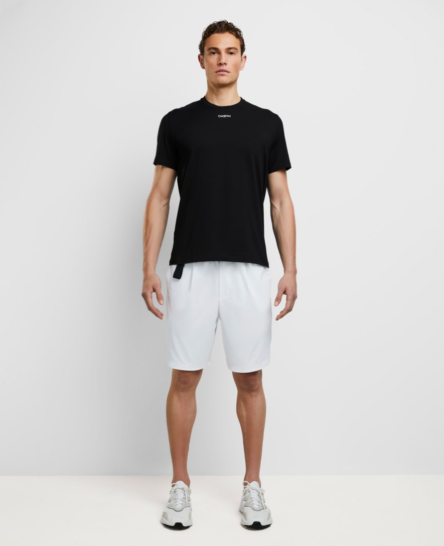 main product photo Essential Pleated Shorts White - Man