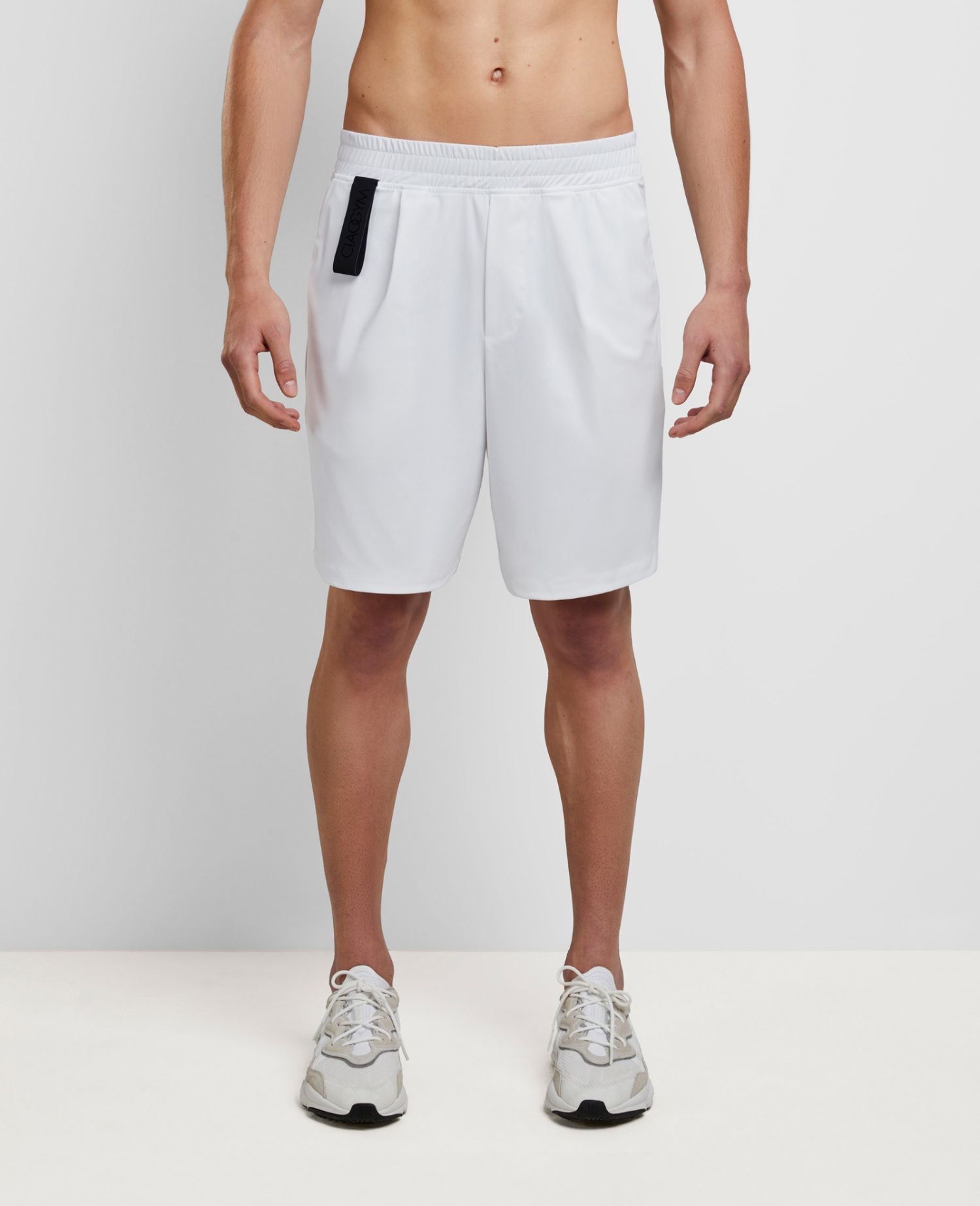 Essential Pleated Shorts Bianco