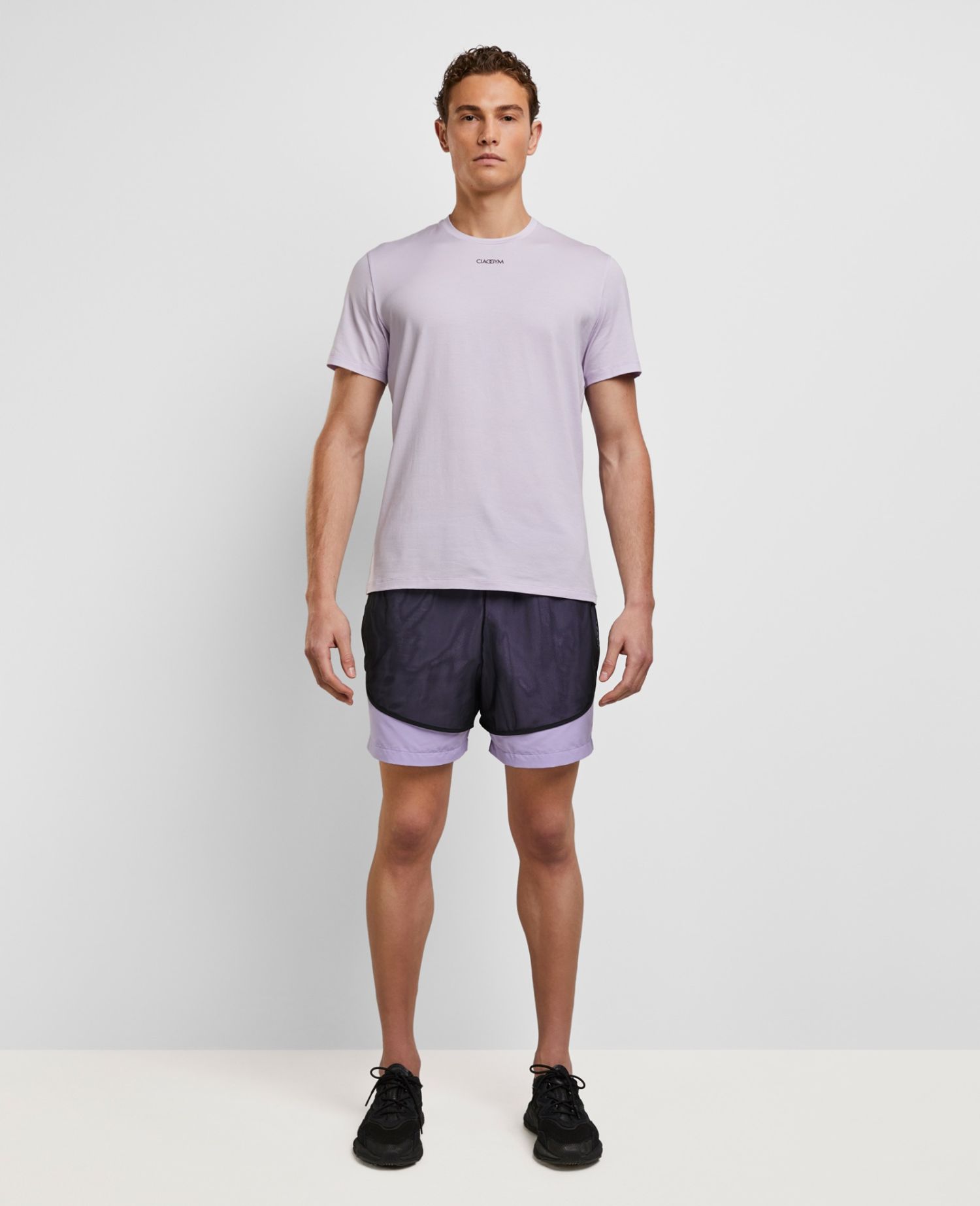 main product photo Daring Mesh Shorts Lilac