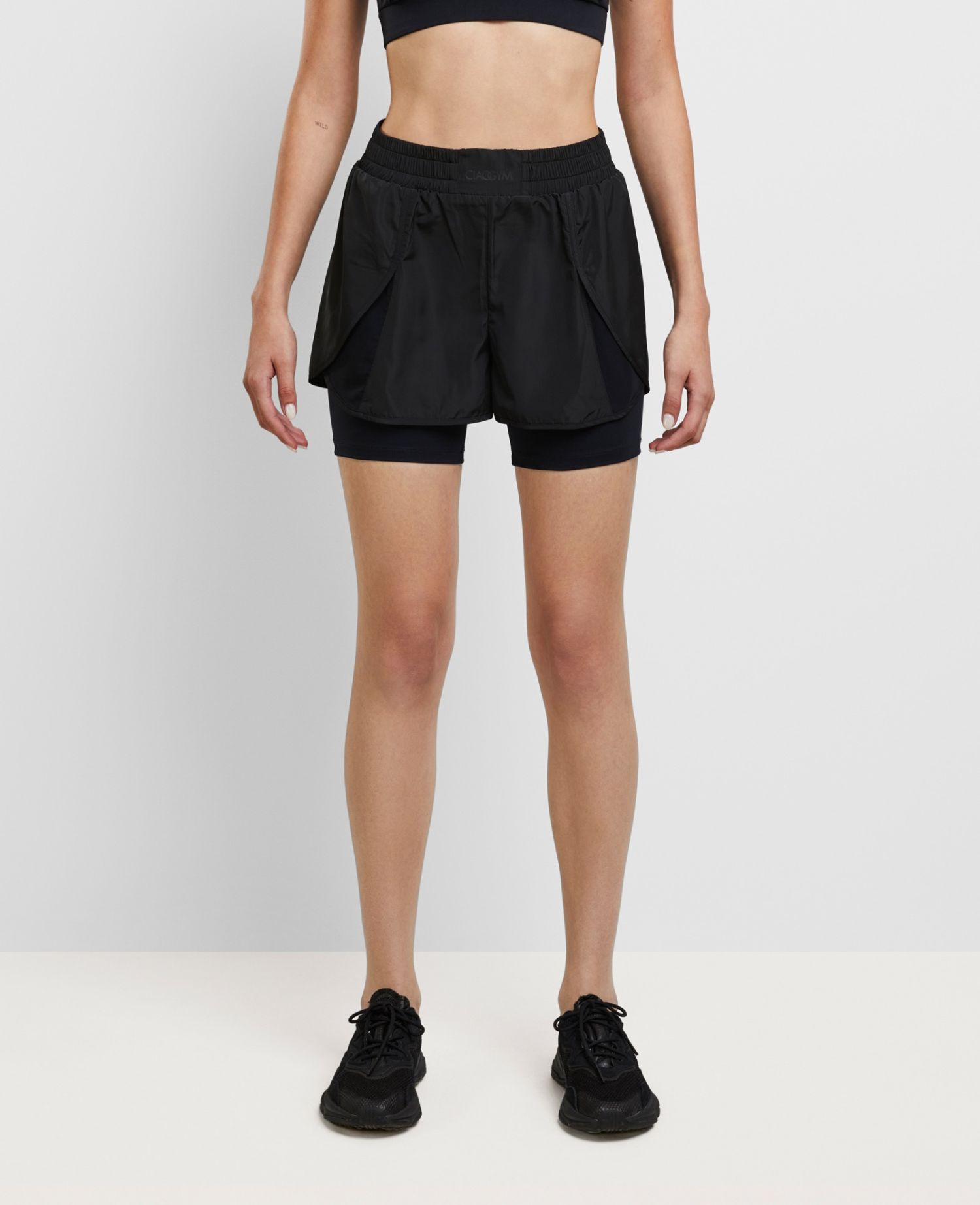 Essential Lined Shorts 4" Black