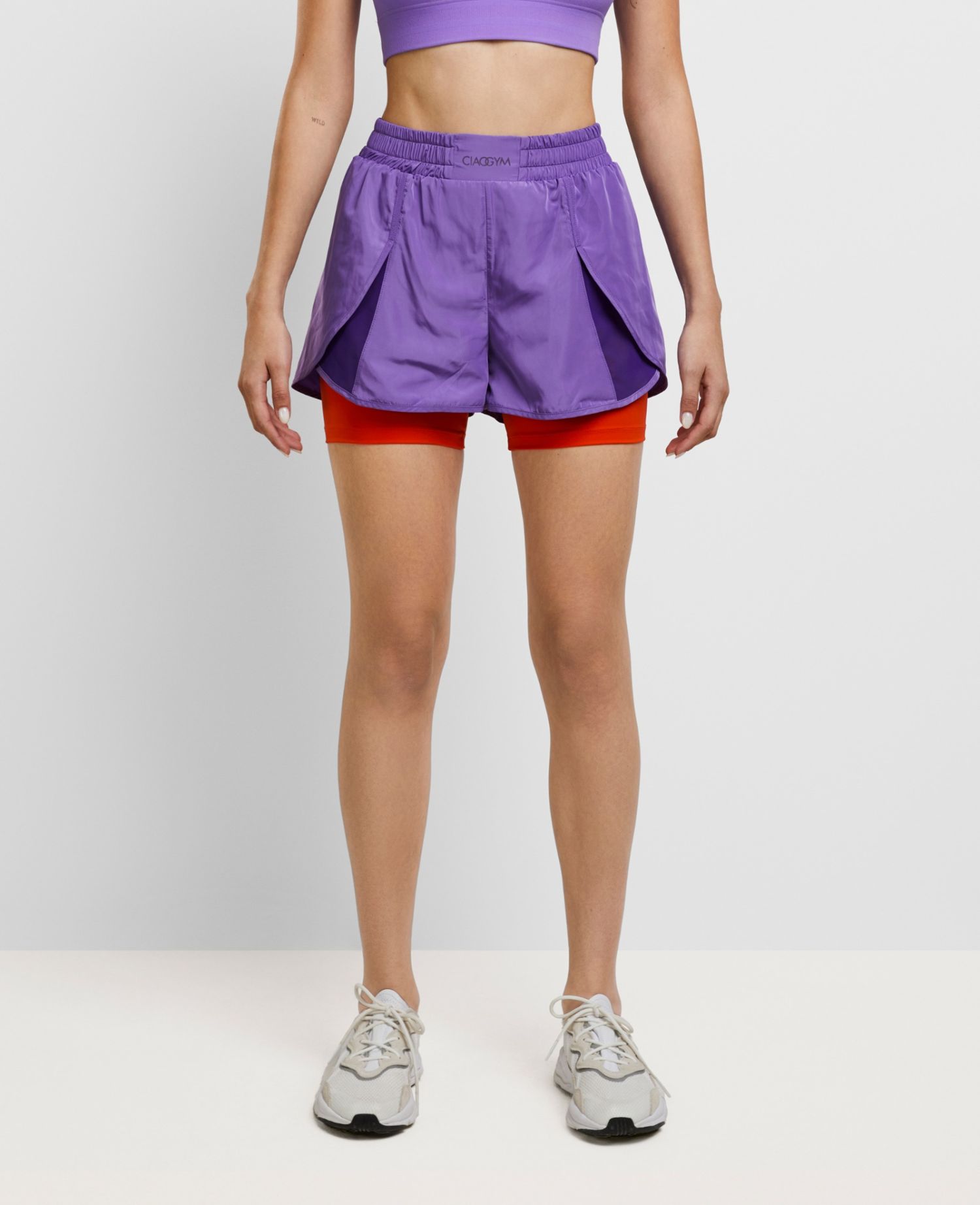 Essential Lined Shorts 4" Lilac