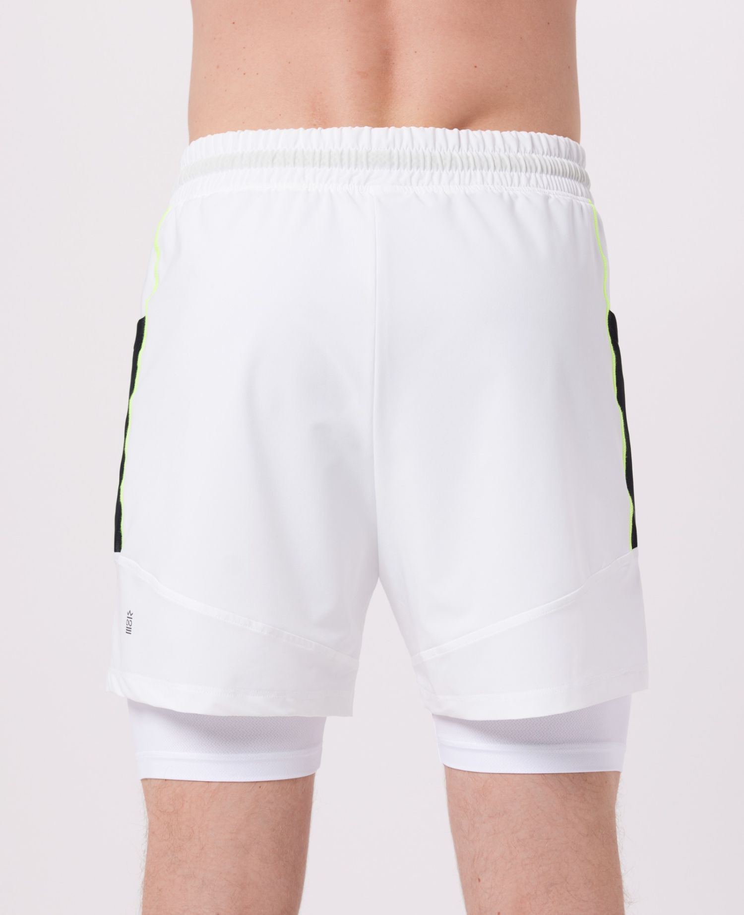 main product photo Daring Lined Shorts White