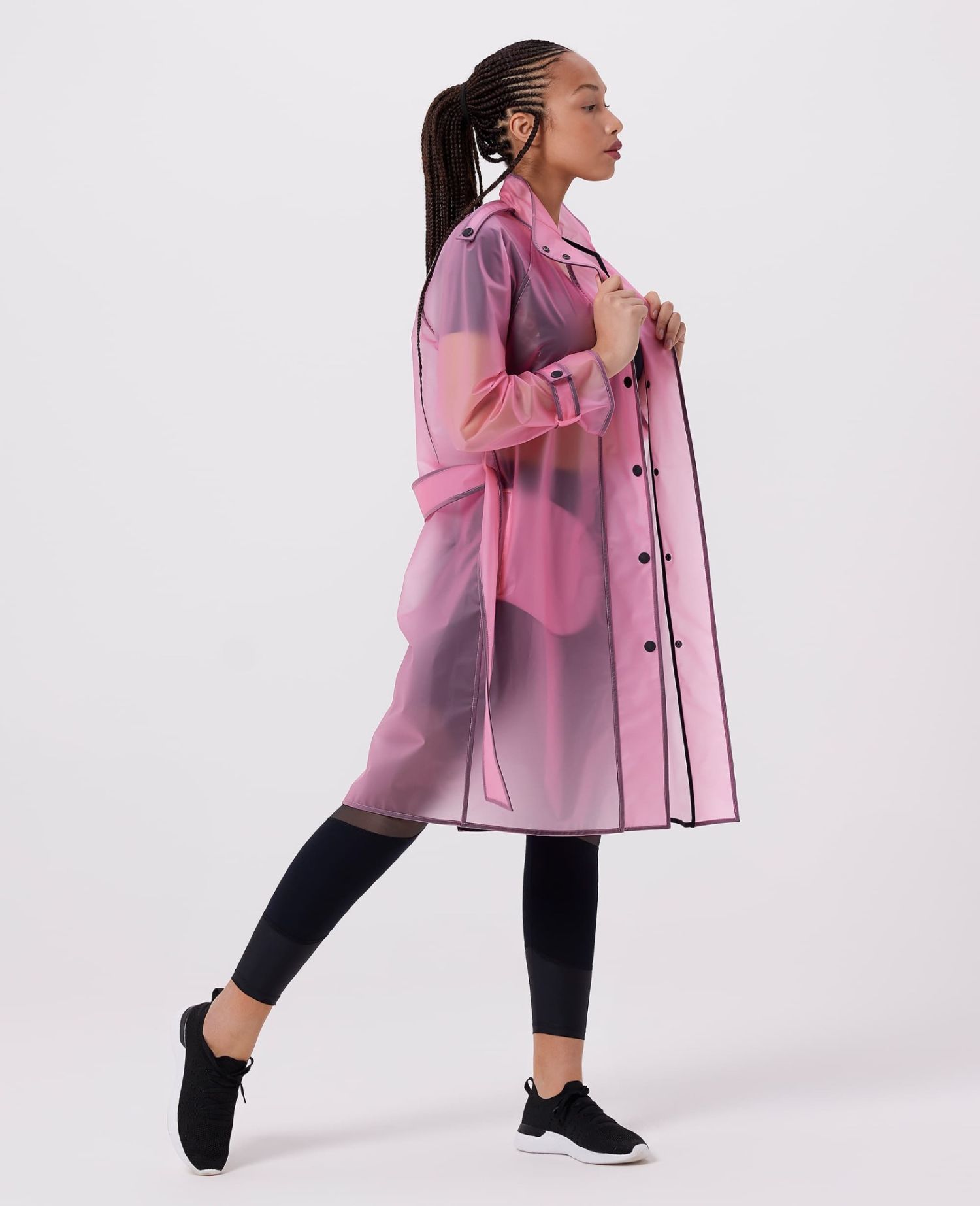 main product photo Club Trench Coat Pink