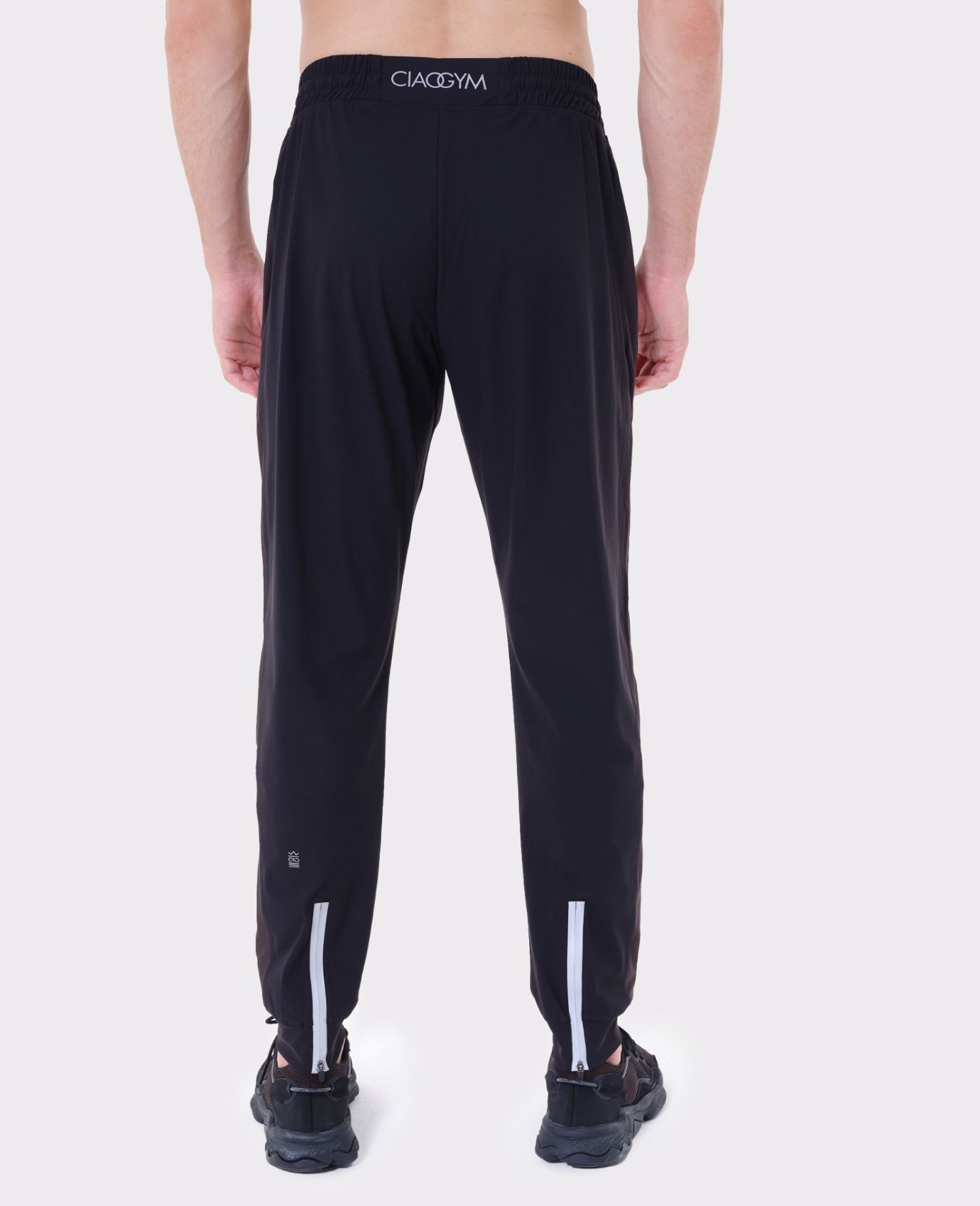 main product photo Essential Zip Joggers Black