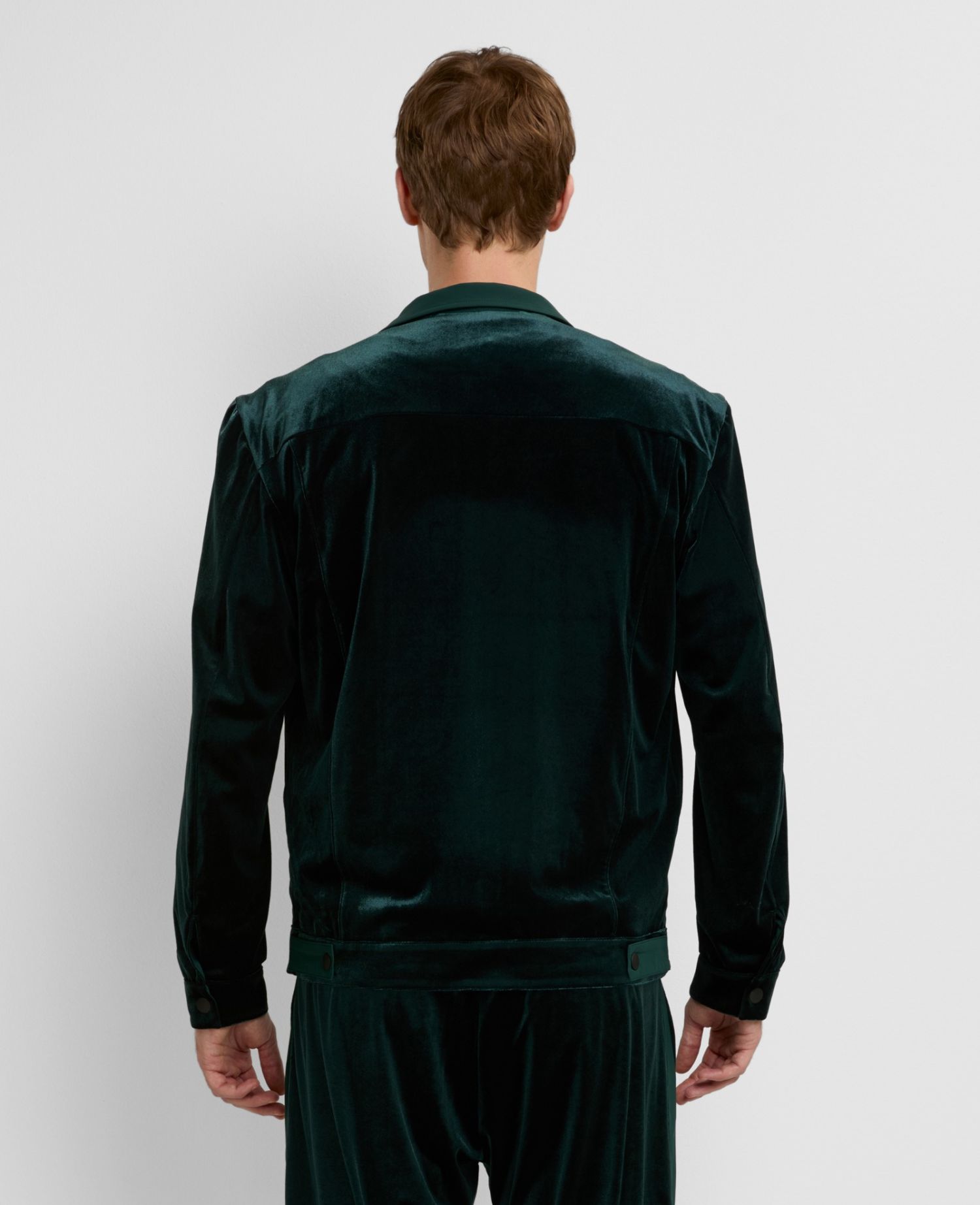 main product photo Chenille Overshirt Verde