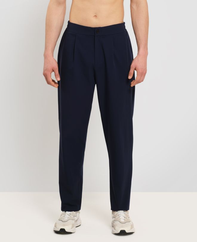 Sporty-chic Trousers Blue