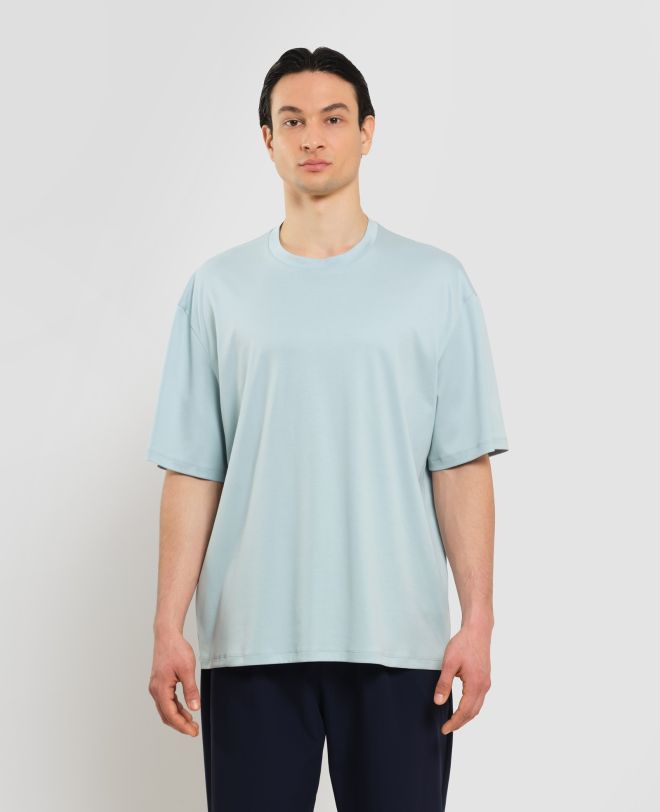 Relaxed-fit Interlock T-Shirt Light Blue