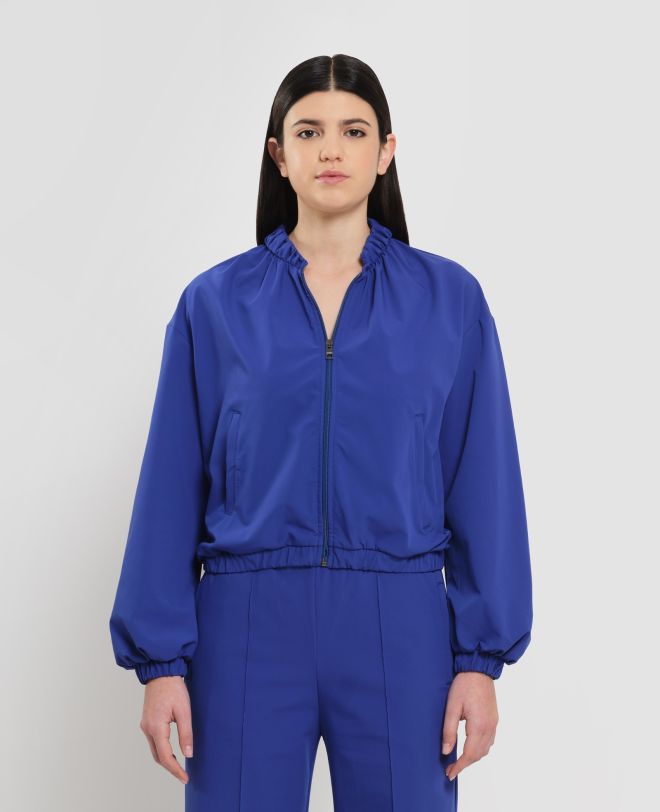 Full-zip Bomber Blue