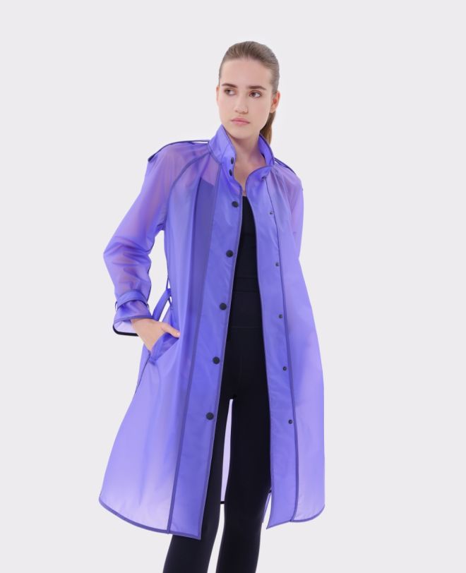 Club Trench Coat Lilac