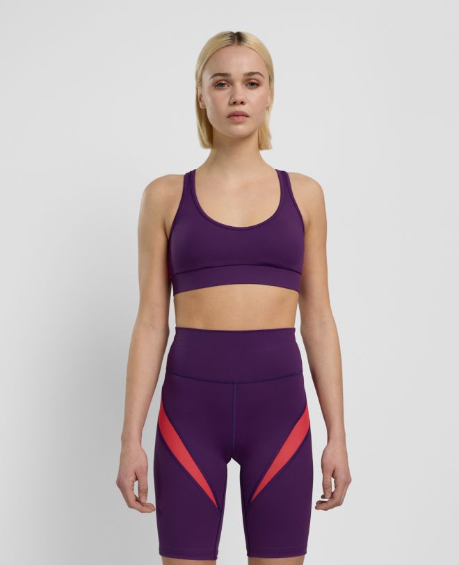 Daring Mesh Bra Violet