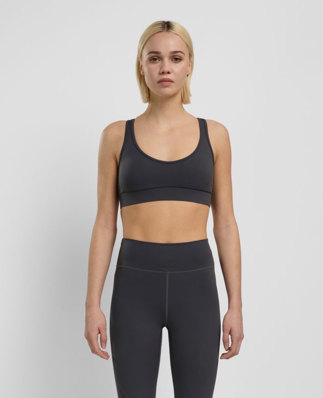 Daring Mesh Bra Deep Grey