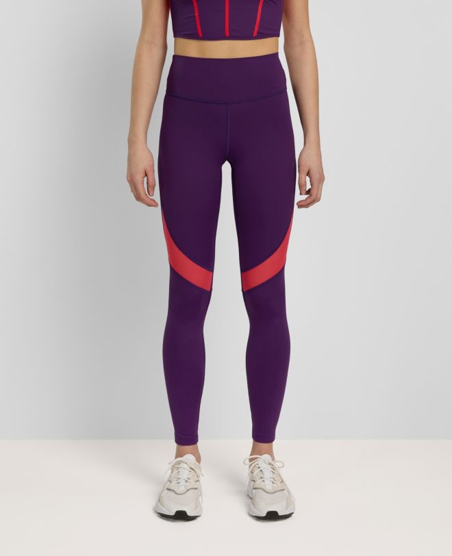 Daring Mesh Leggings Violet