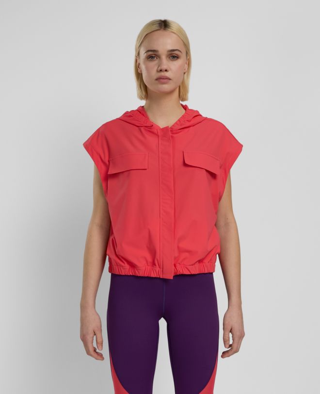 Daring Lightweight Hooded Gilet Orange