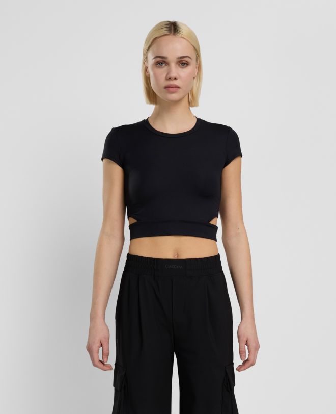 Essential Crop T-Shirt Black