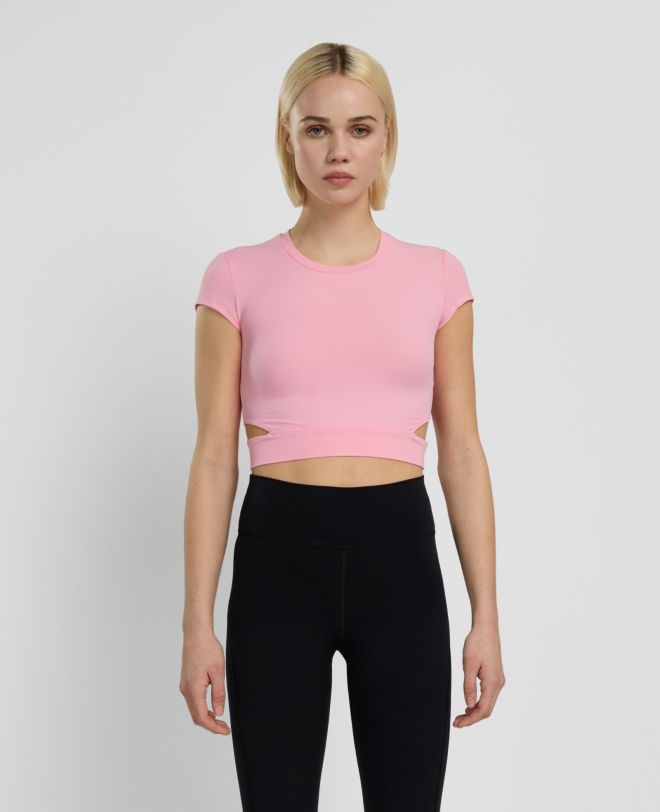 Essential Crop T-Shirt Pink