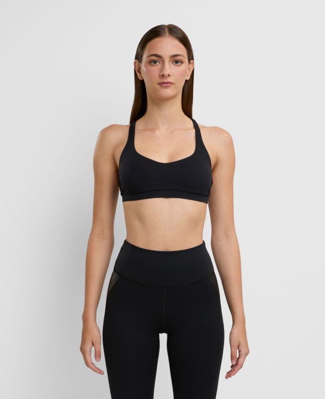 Criss-cross Bra Black