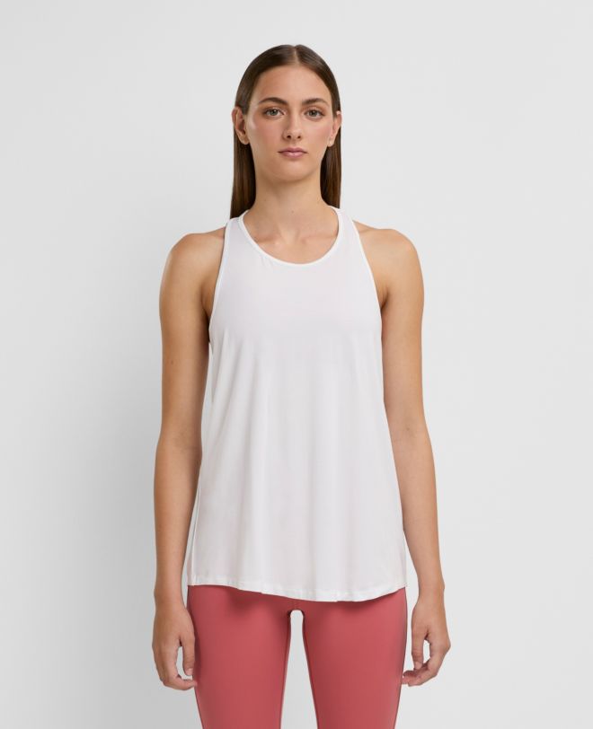 Loose Fit Tank Top White