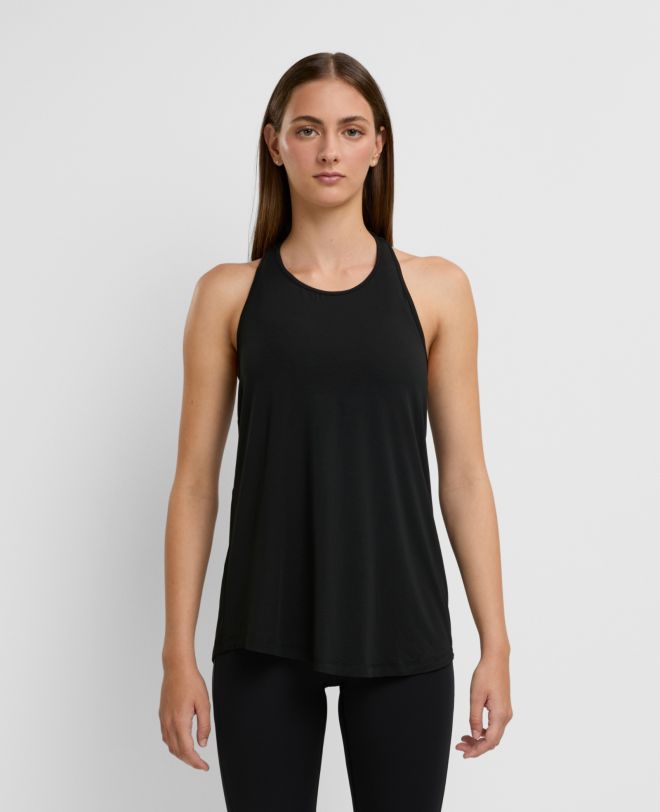 Loose Fit Tank Top Black