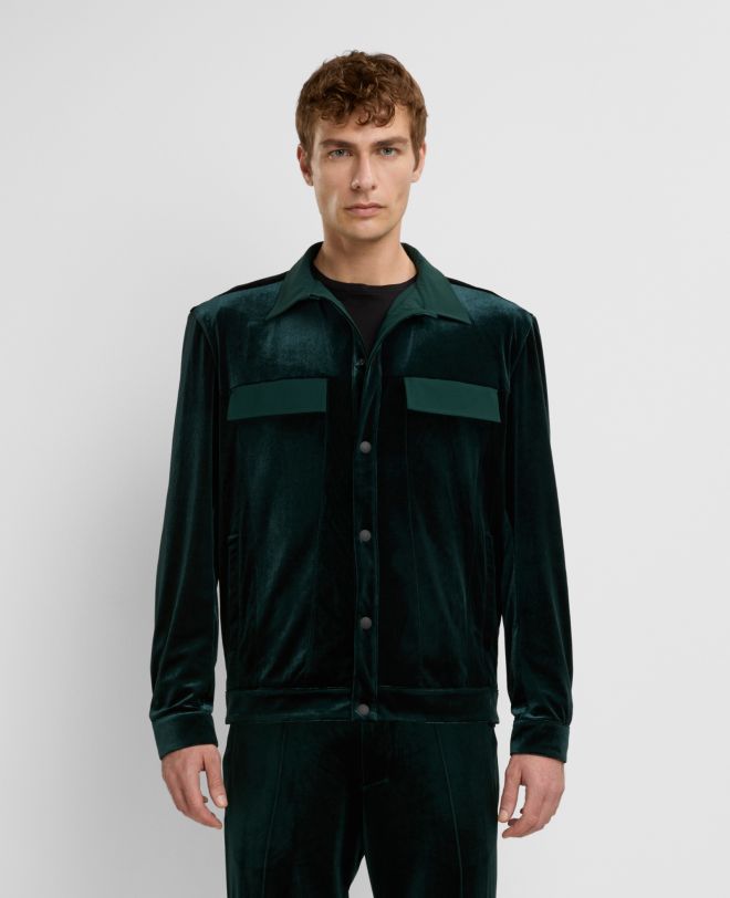 Chenille Overshirt Verde