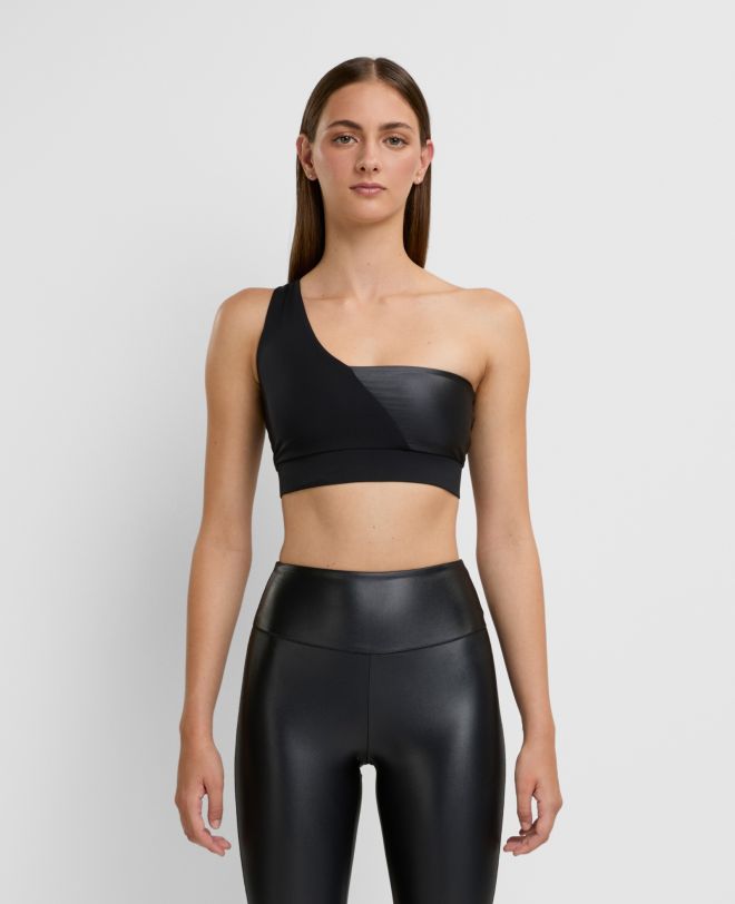 One-shoulder Bra Nero