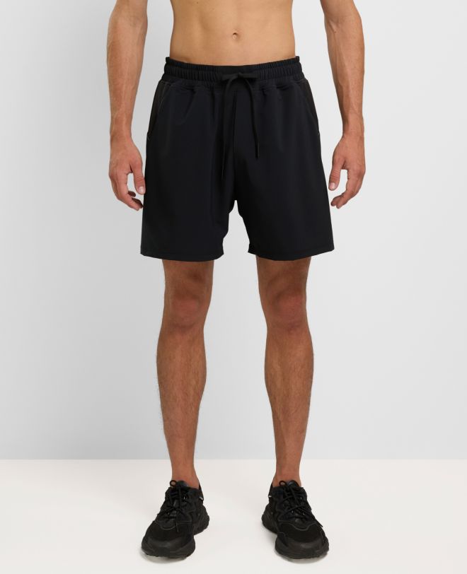 Piping Shorts Nero