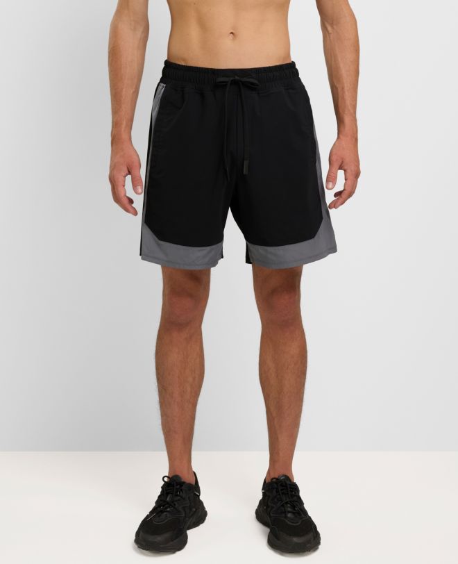 Bicolor Shorts Nero