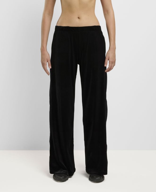 Chenille Trousers Nero