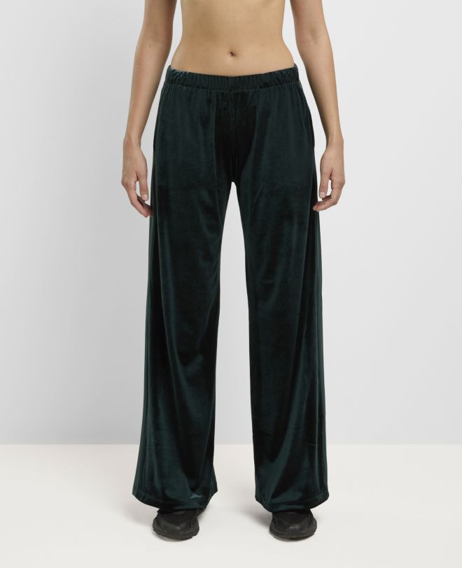 Chenille Trousers Verde