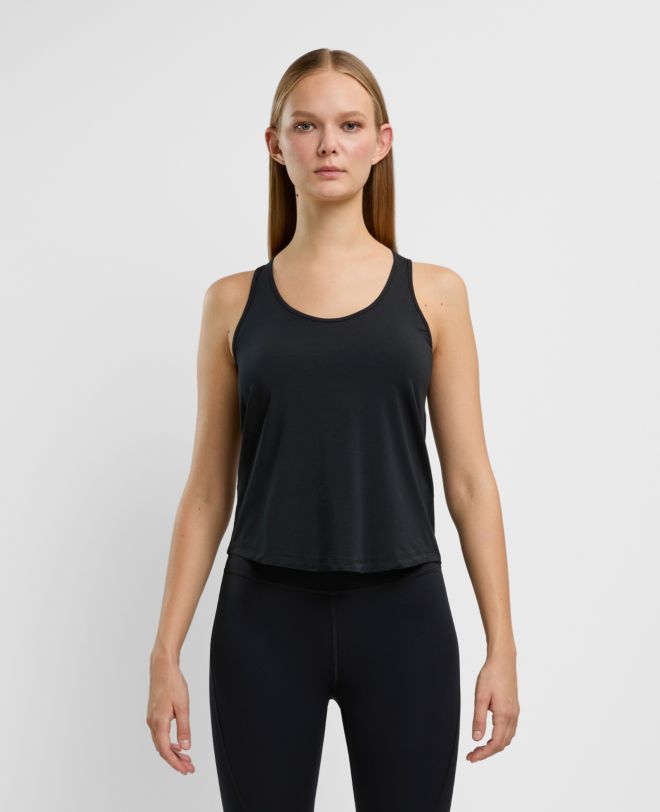 Basic Modal Tank Top Black