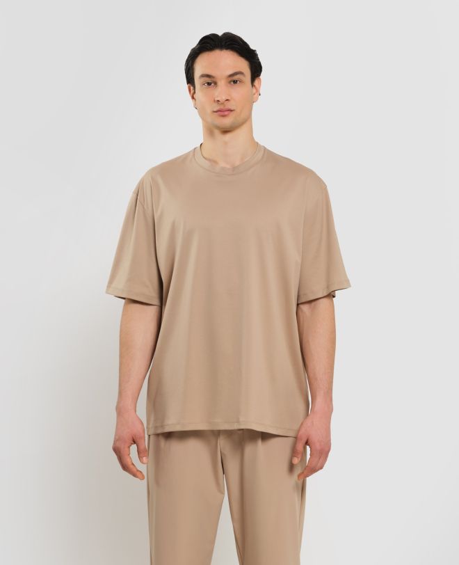 Relaxed-fit Interlock T-Shirt Beige