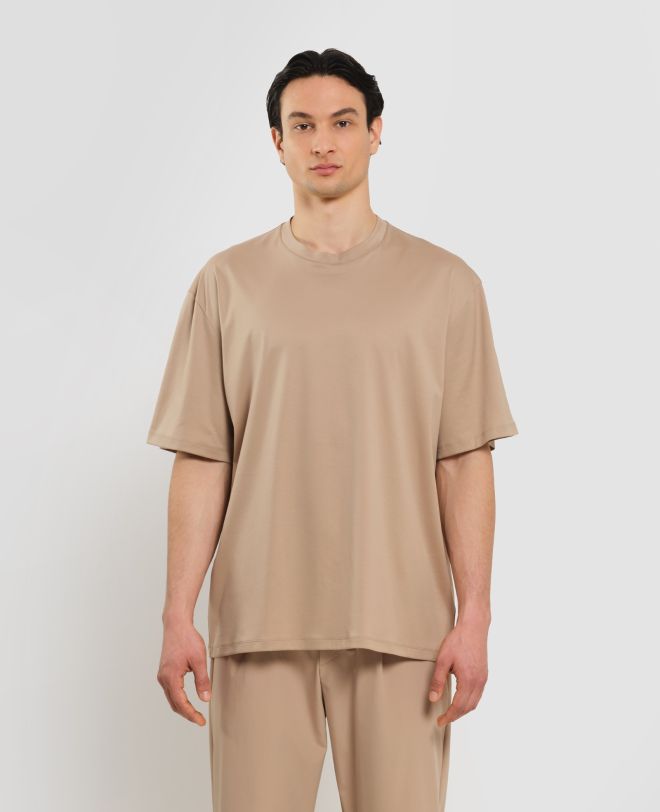 Relaxed-fit Interlock T-Shirt Beige