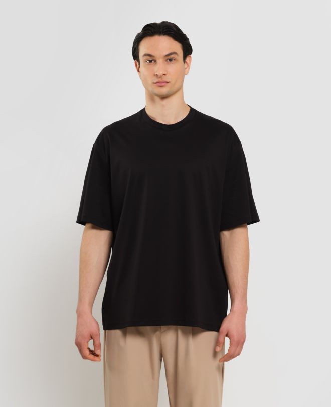 Relaxed-fit Interlock T-Shirt Nero