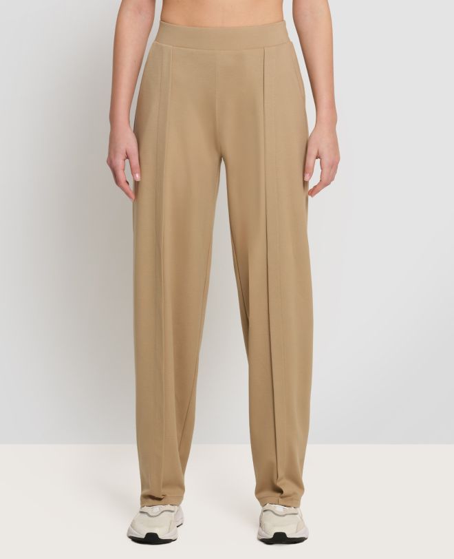 Baggy Casual Trousers Beige